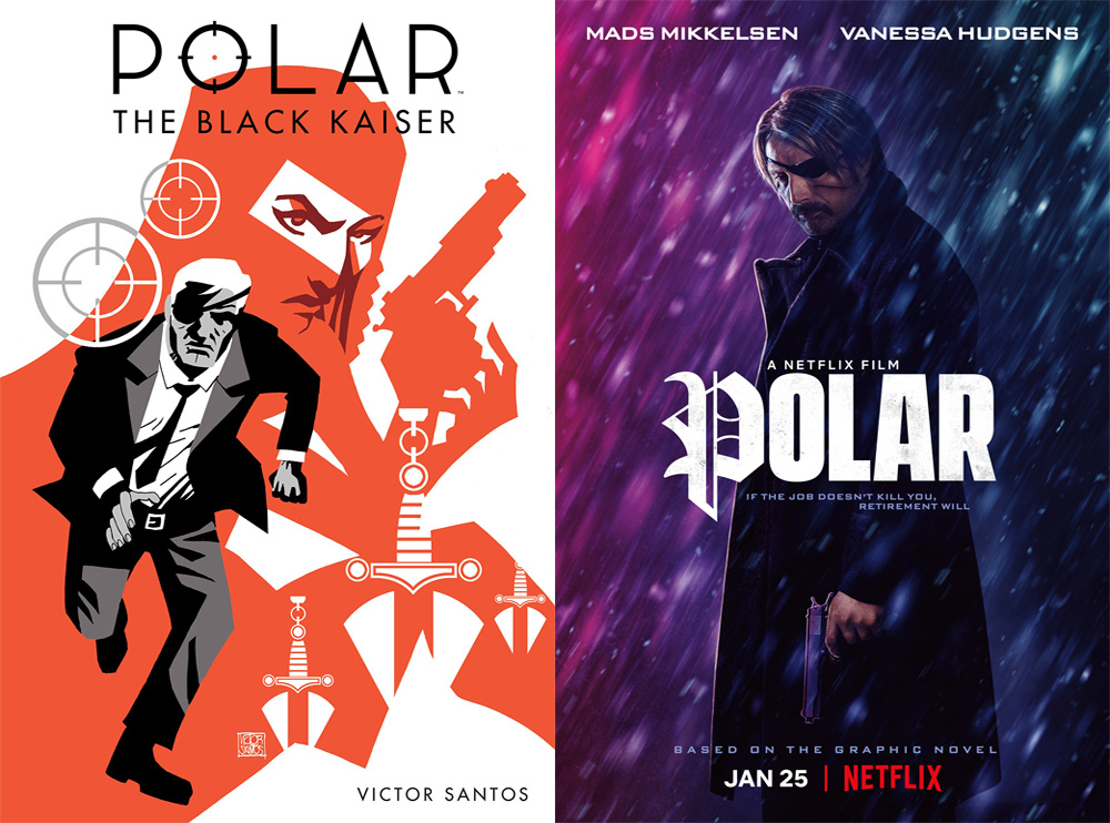 Netflix fará filme da graphic novel Polar: Came from the Cold