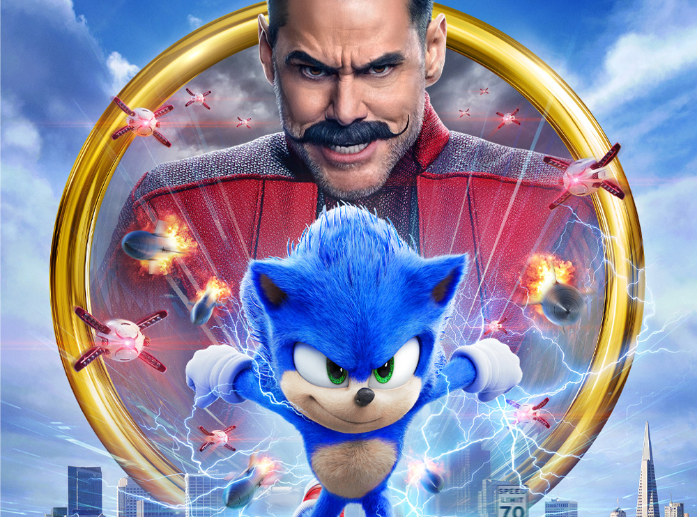 Sonic the Hedgehog (2020) Brazilian movie poster